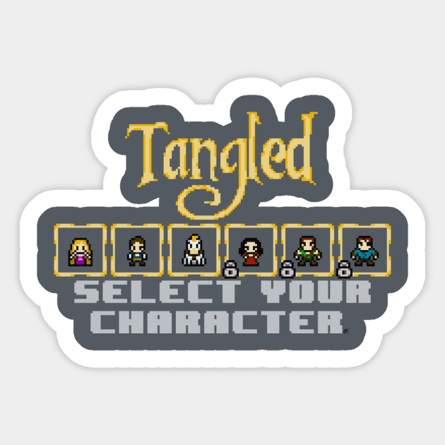 TANGLED SELECT SCREEN Sticker by MastaKong19